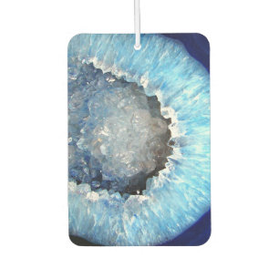 Désodorisant Pour Voiture Géode cristal bleu tombé