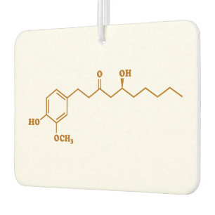 Désodorisant Pour Voiture Gingerol Molecule formule chimique