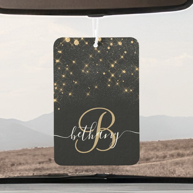 Désodorisant Pour Voiture Glam Parties scintillant or diamant étincelle Élég (Créateur téléchargé)