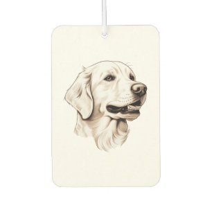 Désodorisant Pour Voiture Golden Retriever 2