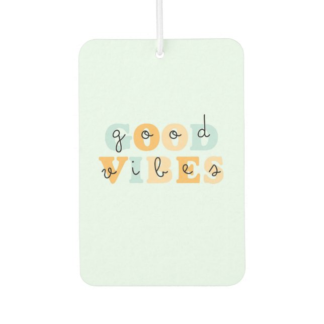Désodorisant Pour Voiture Good Vibes (Devant)