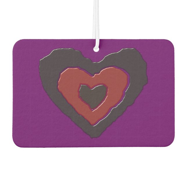 Désodorisant Pour Voiture Gothique Fondre Amour Coeur Air Freshener (Devant)