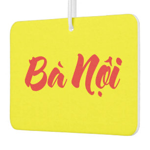 Désodorisant Pour Voiture Grand-mère vietnamienne (paternelle) - Bà Noi