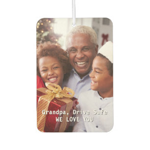 Désodorisant Pour Voiture Grand-père Anniversaire Conduite sécuritaire Photo