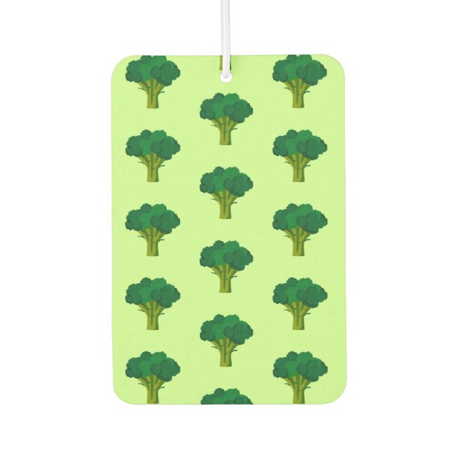 Désodorisant Pour Voiture Green Broccoli Vegetable Healthy Eating Veggie (Devant)