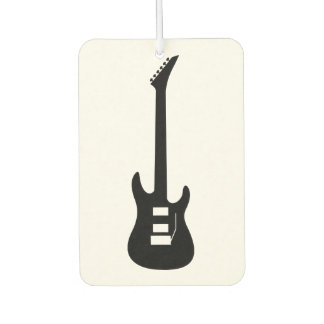 Désodorisant Pour Voiture Guitare électrique noire solide