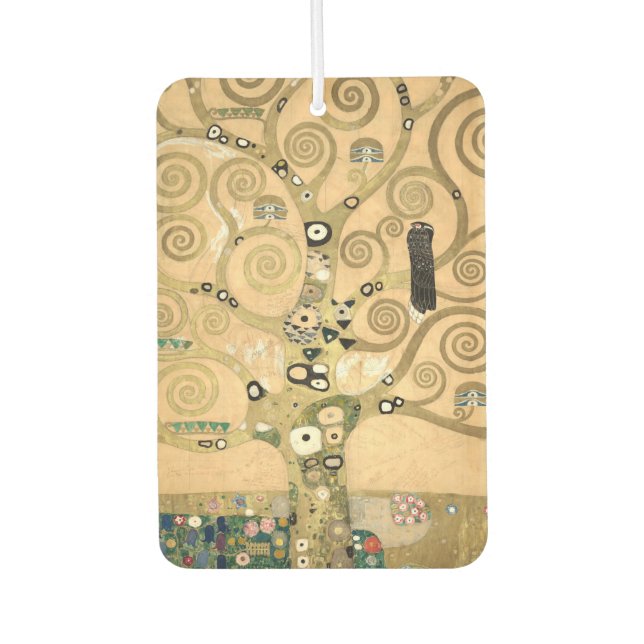 Désodorisant Pour Voiture Gustav Klimt - L'Arbre de Vie, La Frieze Stoclet (Devant)