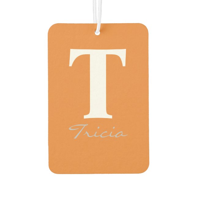 Désodorisant Pour Voiture HAMbyWG - Monogramme moderne (Dos)