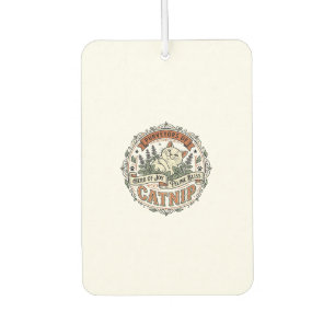 Désodorisant Pour Voiture Herbe à Chat Chat Herbe à Chat Vintage Vector Art