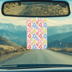 Désodorisant Pour Voiture Hibiscus Coloré, Motif Des Fleurs