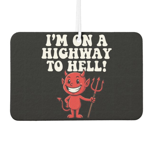 Désodorisant Pour Voiture Highway to Hell (Devant)