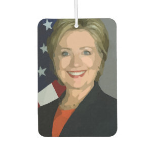 Désodorisant Pour Voiture Hillary Clinton élection 2016 New Car Portrait Air