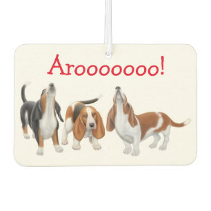 Désodorisant Pour Voiture Howling Basset Hound Chiens Air Freshener