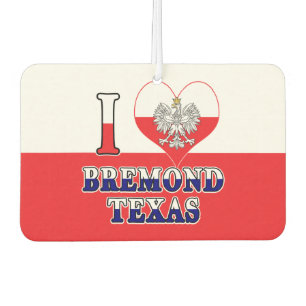 Désodorisant Pour Voiture I Heart Love Bremond Texas
