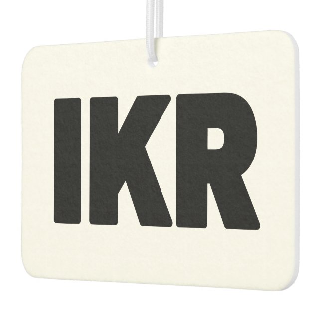 Désodorisant Pour Voiture IKR | Écart de texte (Gauche)