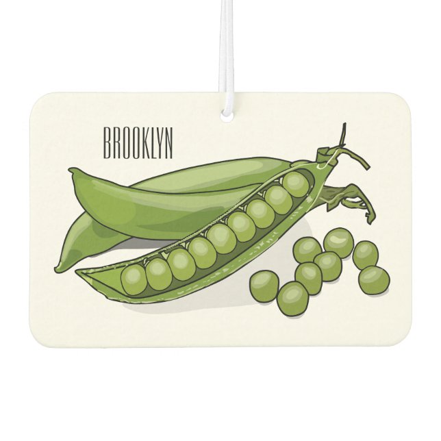 Désodorisant Pour Voiture Illustration de dessin de pois (Devant)