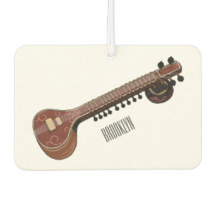 Désodorisant Pour Voiture Illustration de dessin de Sitar