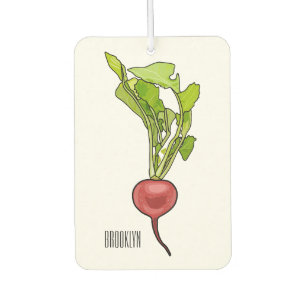 Désodorisant Pour Voiture Illustration de dessin Radish