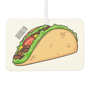 Désodorisant Pour Voiture Illustration de dessin sur Taco