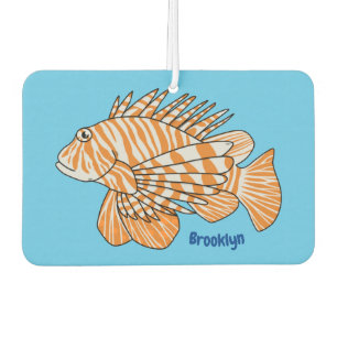 Désodorisant Pour Voiture Illustration de Happy lionfish