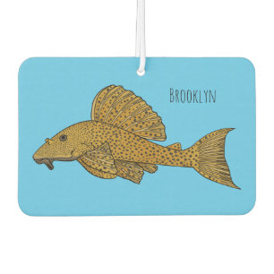 Désodorisant Pour Voiture Illustration de poisson Pleco
