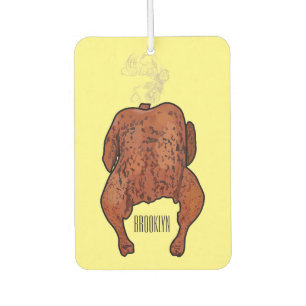 Désodorisant Pour Voiture Illustration de poulet rôti