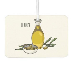Désodorisant Pour Voiture Illustration d'huile d'olive