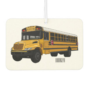 Désodorisant Pour Voiture Illustration d'un autobus scolaire