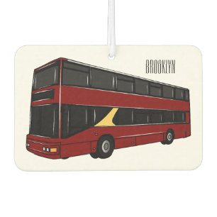 Désodorisant Pour Voiture Illustration d'un bus à deux étages
