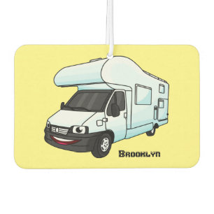Désodorisant Pour Voiture Illustration d'un campervan heureux