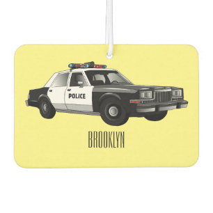 Désodorisant Pour Voiture Illustration d'une voiture de police