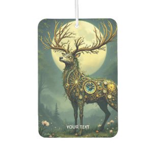 Désodorisant Pour Voiture Imaginaire Cute Steampunk Deer Forest