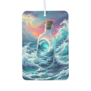 Désodorisant Pour Voiture Imaginaire Mignonne tempête Bouteille Océan