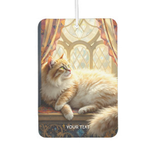 Désodorisant Pour Voiture Imaginaire mûre fenêtre matin Chat