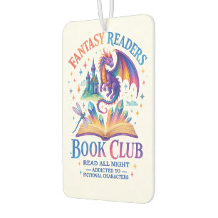Désodorisant Pour Voiture Imaginaire Readers Book Club...