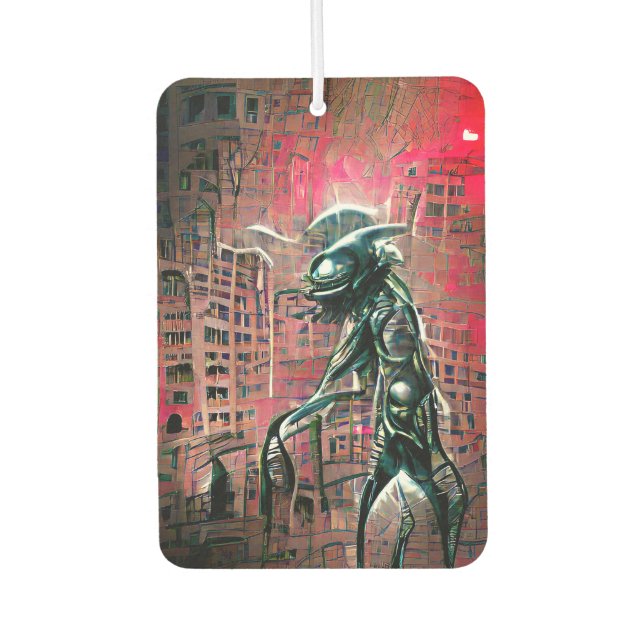 Désodorisant Pour Voiture Invasion Alien (Devant)