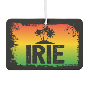 Désodorisant Pour Voiture IRIE Jamaïcaine Palmiers Monogramme