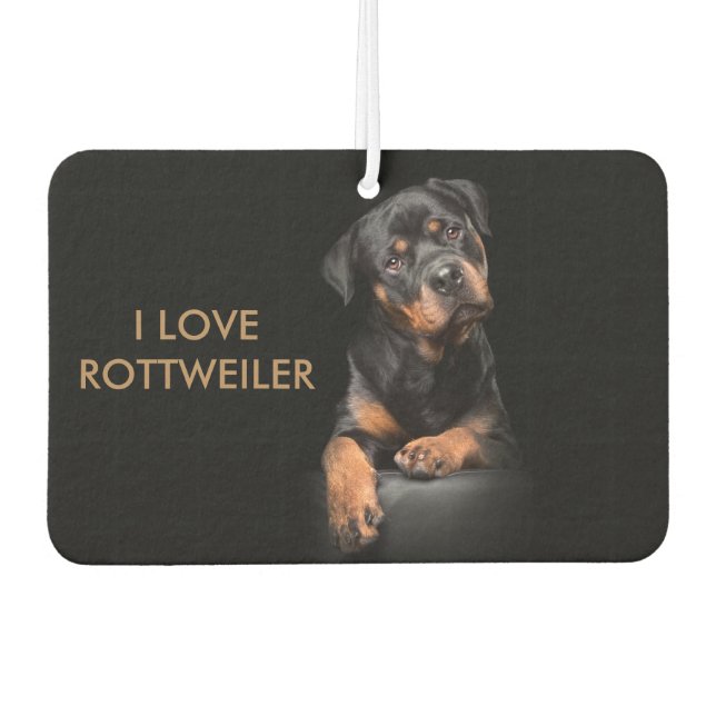 Désodorisant Pour Voiture Island Breeze paysage Rectangle Air Rottweiler (Devant)