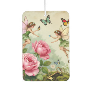 Désodorisant Pour Voiture Jardin de fées florales enchantées