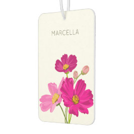Désodorisant Pour Voiture Jardin lumineux coloré Cosmos Fleurs Personnalisée