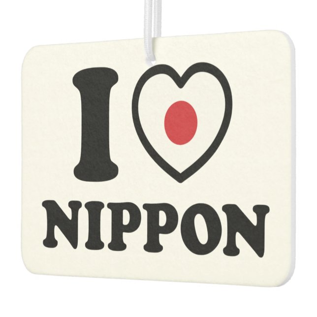 DÉSODORISANT POUR VOITURE JE COEUR [AMOUR] NIPPON (Gauche)