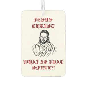 Désodorisant Pour Voiture Jesus Christ Air Freshener