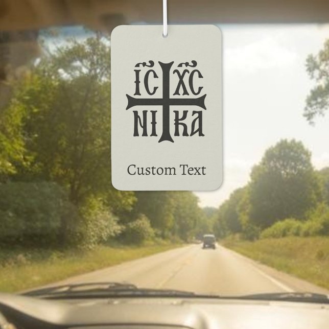 Désodorisant Pour Voiture Jesus Christ Conquers Emblem (Créateur téléchargé)