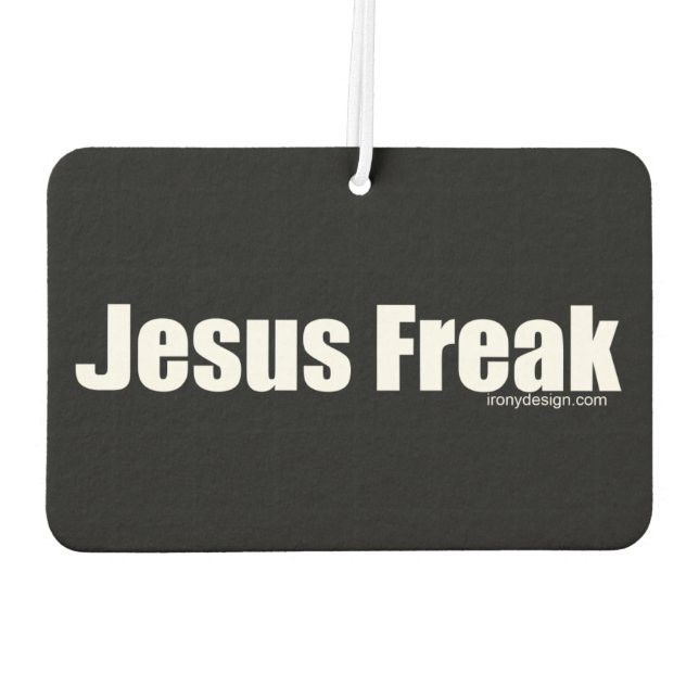 Désodorisant Pour Voiture Jesus Freak (Dos)