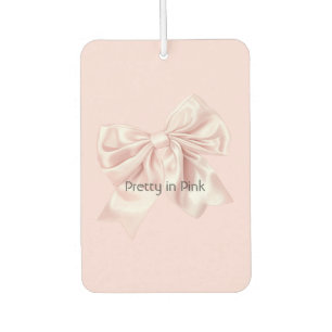 Désodorisant Pour Voiture Joli en noeud rose