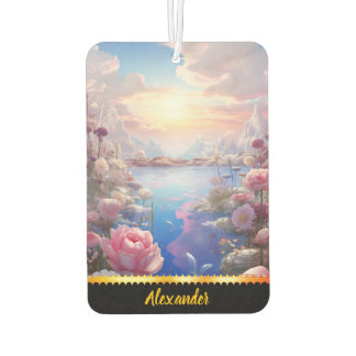 Désodorisant Pour Voiture Joueur d'air avec fleurs calmes