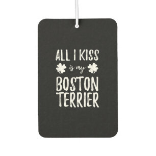 Désodorisant Pour Voiture Jour de l'Saint Patrick Boston Terrier Dog Mom Fun