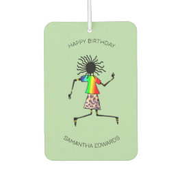 Désodorisant Pour Voiture Joyeux Anniversaire, Belle Danseur Africaine