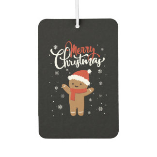 Désodorisant Pour Voiture Joyeux pain d'épices de Noël | cookie de noël