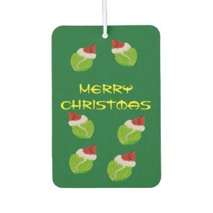 Désodorisant Pour Voiture Joyeux Rectangle de Noël Air Freshener, Pine